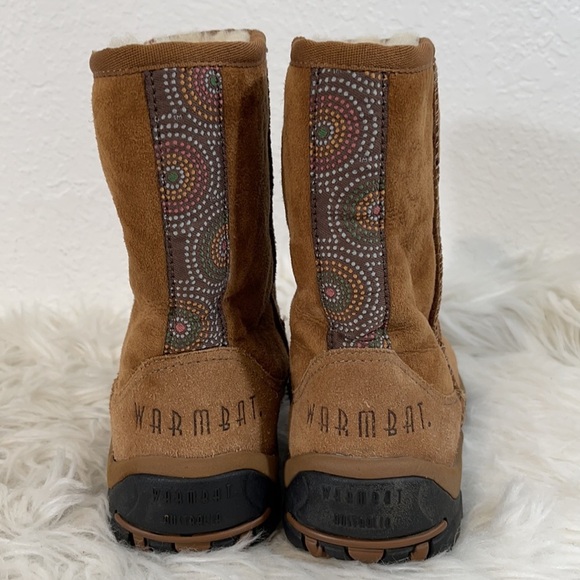 Warmbat Australia Warm and Comfy Brown Boots - Picture 1 of 11